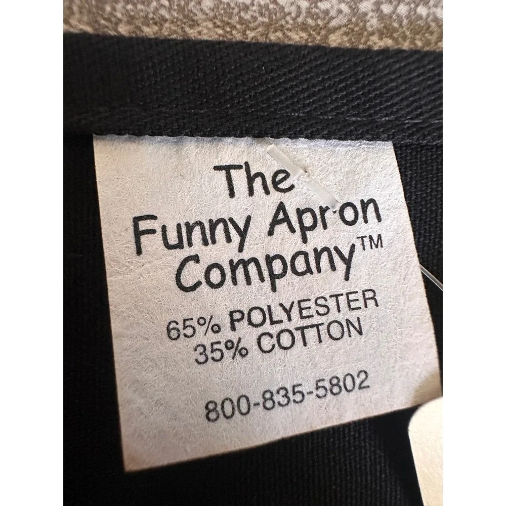 The Funny Apron Company MBA Master Barbequers Association Black Grilling Apron